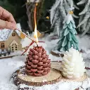 3D Pine Scented Candle