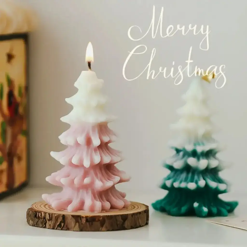 Long Scented Christmas Tree Candle