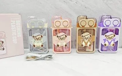 Double Sipper Plastic Bottle
