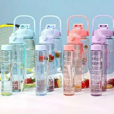 Set of 3 Motivational Bottle