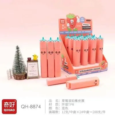 Strawberry Long Eraser