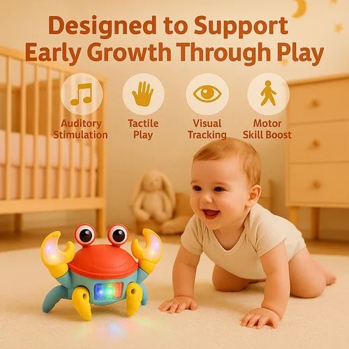   Kids Plastic Crawling Musical Baby Toy