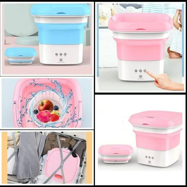 Foldable Washing Machine With Dryer (2Kg)